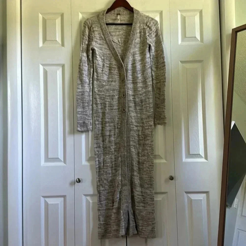 Free People Beverly Longline Duster size XS